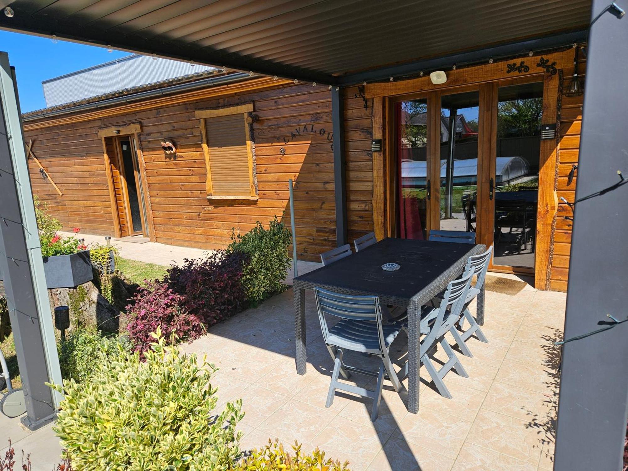 Chez Lavalou Gite 4* Chaleureux En Bois Lannemezan Eksteriør billede